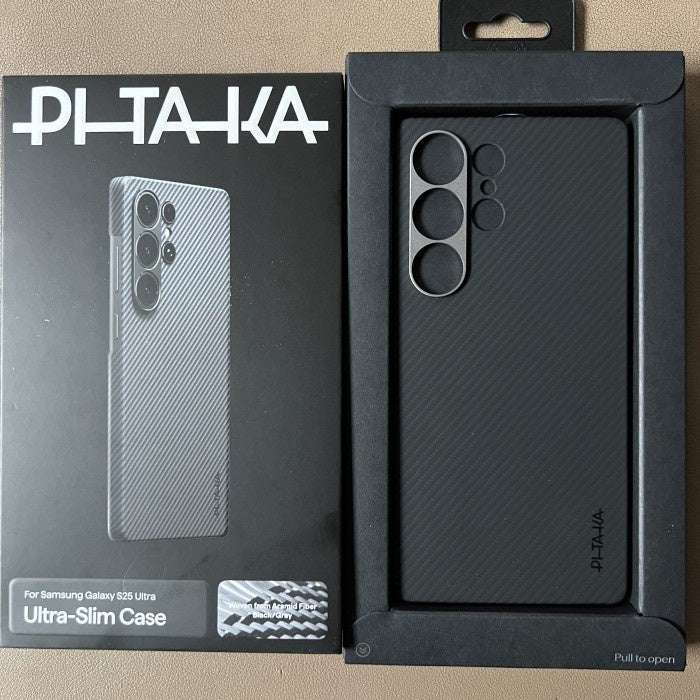 Pitaka Samsung Galaxy S25 MagEZ Compatible Cover Black/Grey – KS2501