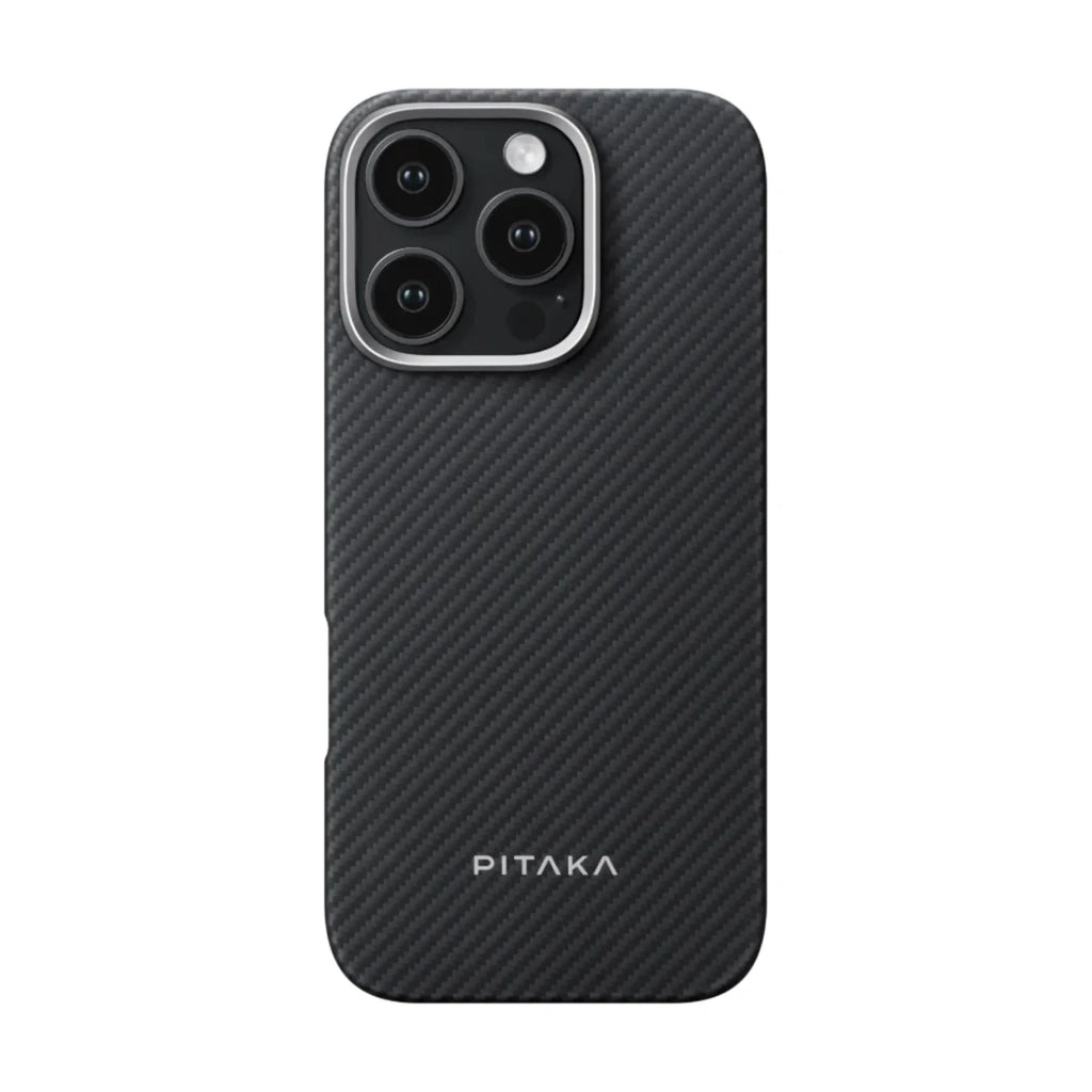 Pitaka Ultra-Slim Cover for iPhone 16 Pro Max – Black/Grey KI1601PMA