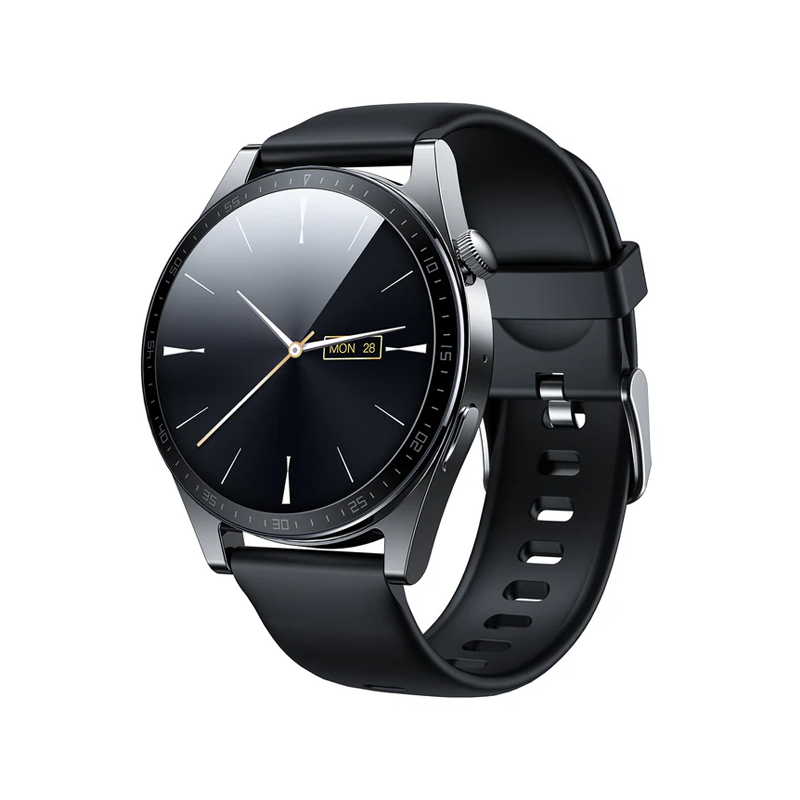 Joyroom JR-FC2 Classic Series Smart Watch (Make/Answer Call) Black – 6 Months Warranty