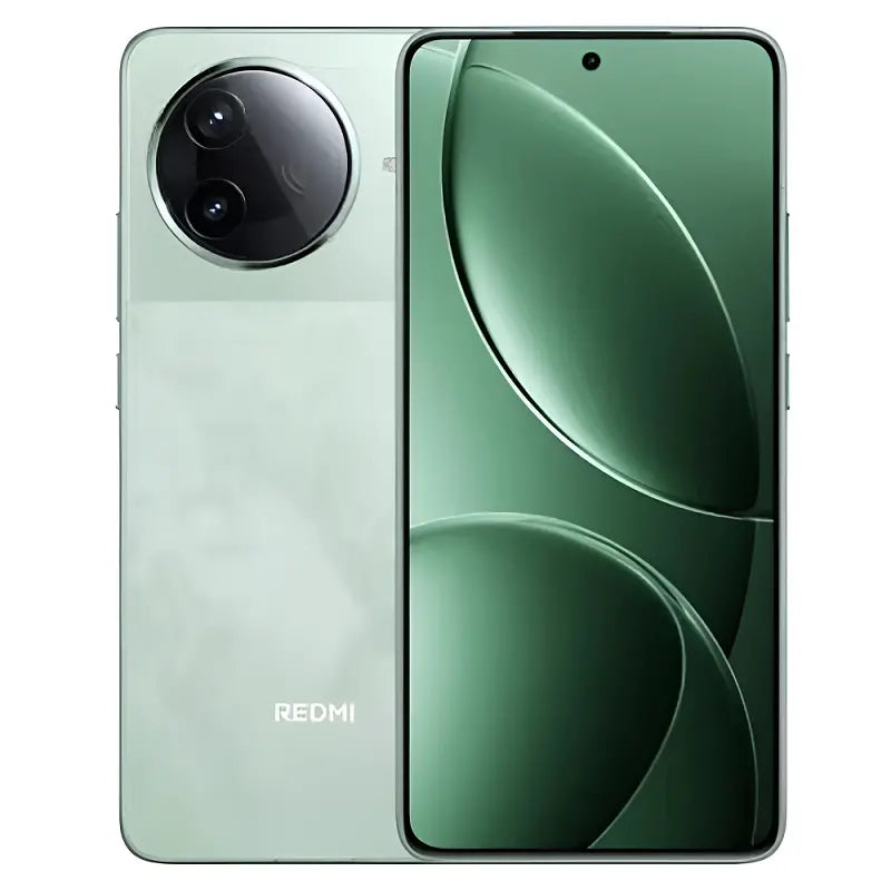 Xiaomi Redmi K80 product image in blue-green
