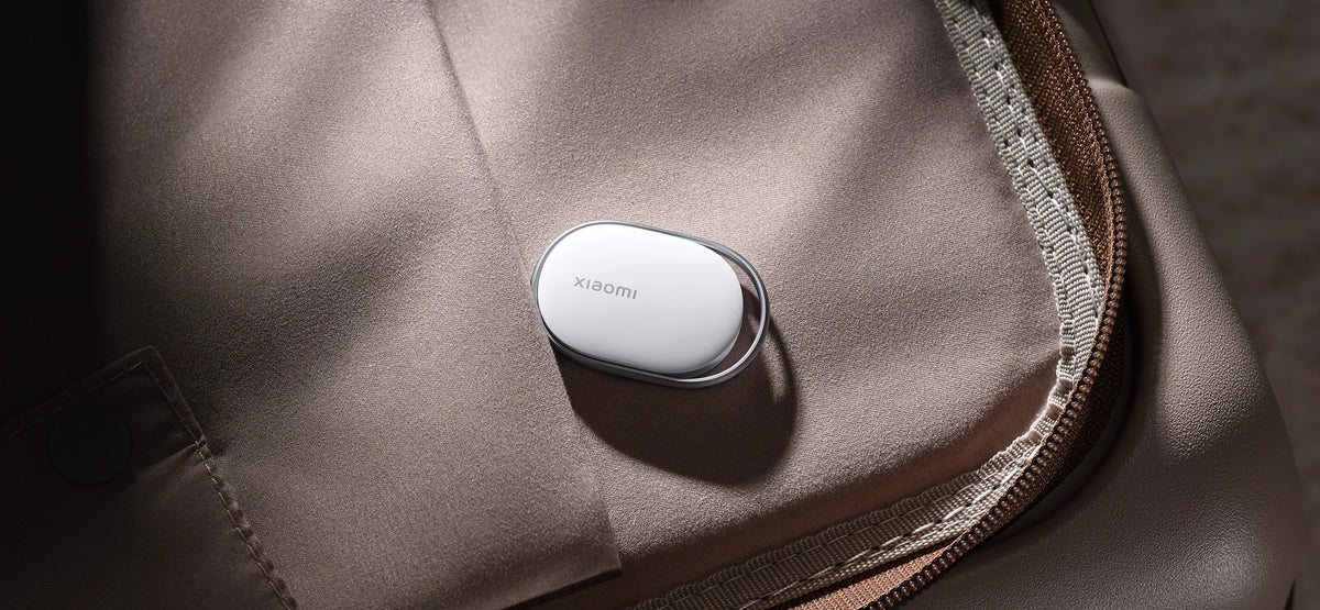 Xiaomi Tag tracker attached to personal belongings