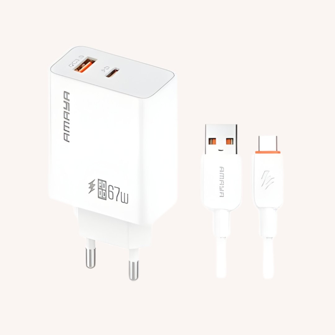 Amaya ACW-E72D+C63 (USB to Type-C) Charger product image