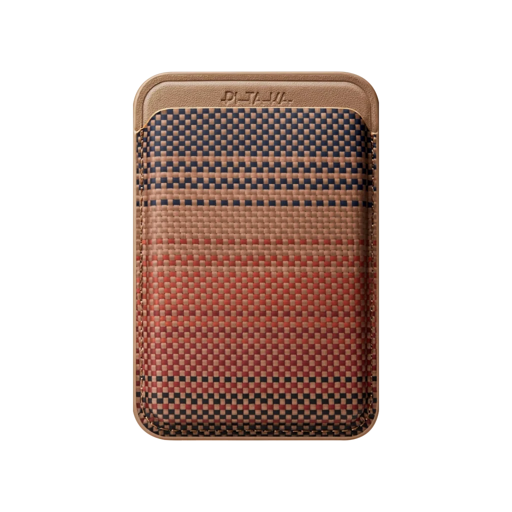Official PITAKA Magnetic Woven Wallet Sunset