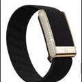 Whoop Life/Peak Customised Band (Without Box) | Obsidian With Swarovski