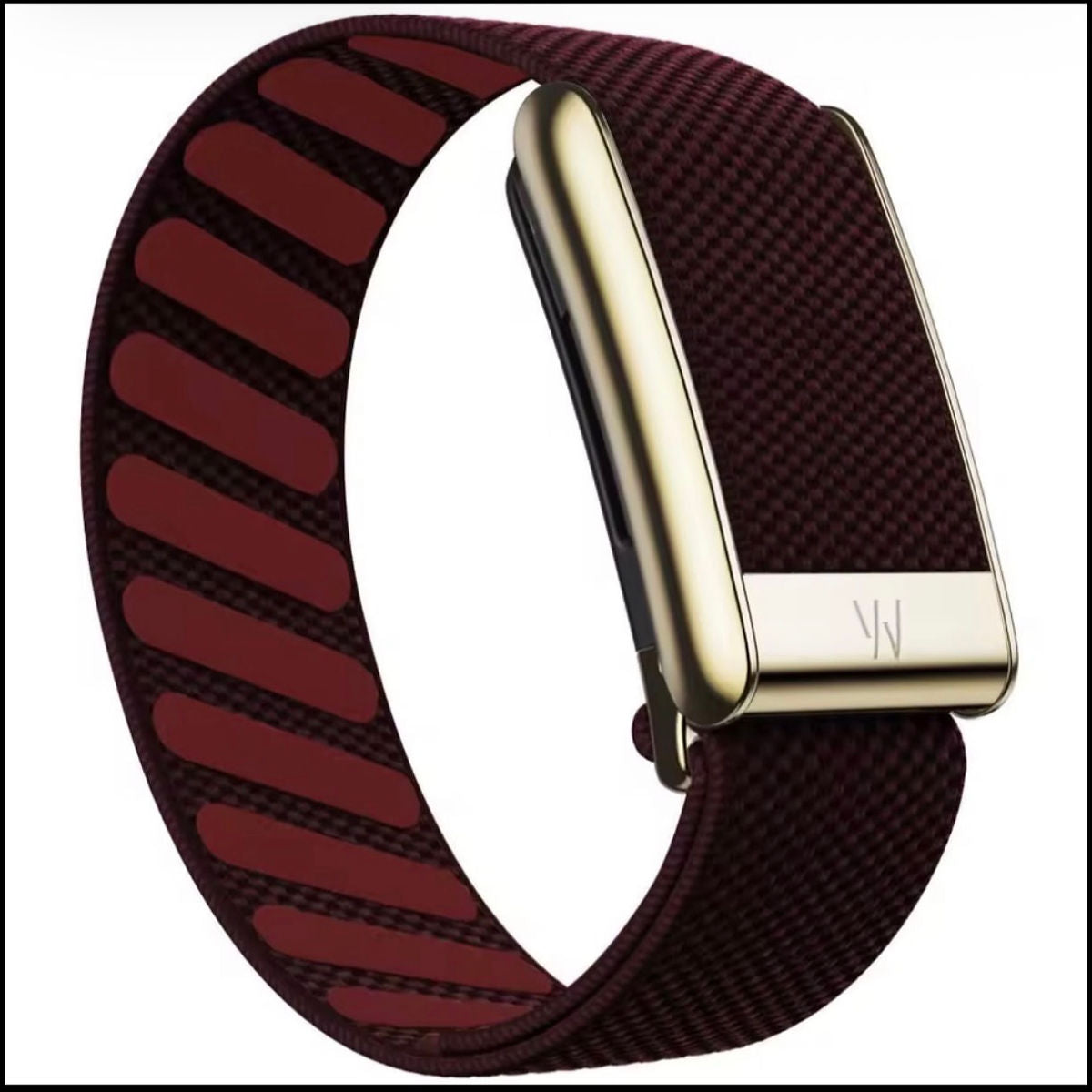 Whoop Peak Superknit Band (Without Box) | Burgundy With Gold